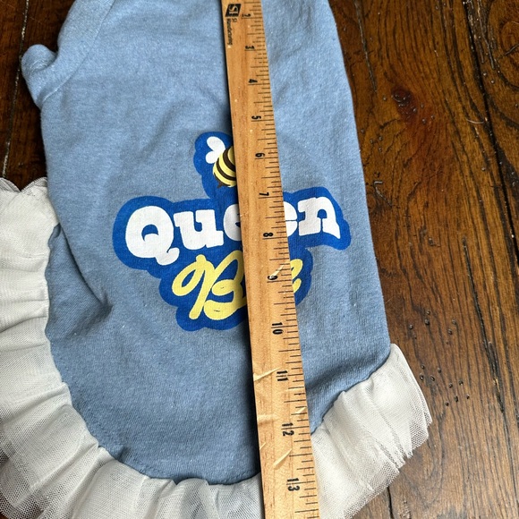 Dog Dress Blue Large - Picture 3 of 6